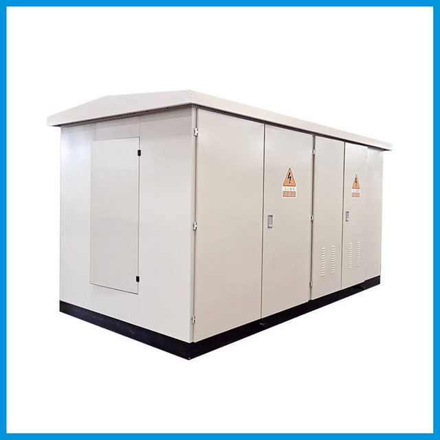 Fully Enclosed Structure Weatherproof Dustproof Compact Prefabricated Electrical Substation